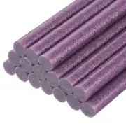 Mini Hot Glue Gun Sticks 4" x 0.27" for Glue Guns Glitter Purple 16pcs