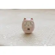 Lucky Cat Ceramic Resin Pink - One Size