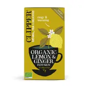 Clipper Lemon & Ginger Tea x 20 Tea Bags (Pack of 4)