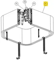 FUJITSU K9378580039 aka 9378580039 EVAPORATOR TA AUUB36 VAB NLA