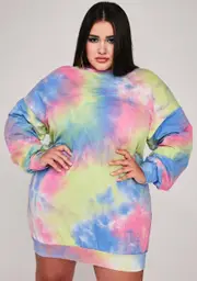 Always Chasing Daybreak Tie Dye Dress