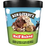 Ben & Jerry's Ice Cream Tub Half Baked 458 mL