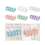 Bags Display Rack File Display Shelf Dividers Closet for Table Bookcase Home