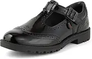 [Kickers] Girl's Lachly Brogue T-bar Patent Leather
