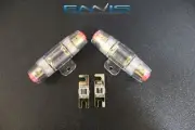 4 6 8 10 GAUGE MINI ANL FUSE HOLDERS (2) W (2) 80 AMP FUSES AFC MIDI FUSES HIGH