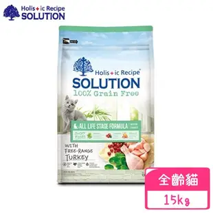 免運+送NIPC貓肉條 耐吉斯SOLUTION 超級無穀貓-全齡貓 化毛配方 15kg 貓飼料『寵喵量販店』