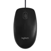 Logitech B100 Corded Mouse Wired USB for Computers and Laptops R/L Hand NIB