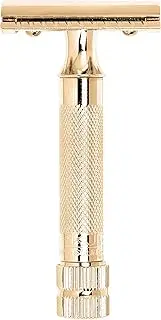 Merkur 34G Straight Guard HD Gold-Plated Double Edge Safety Razor