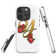 For iPhone 15 Pro Max Case, Shielding Cover, Letter Y