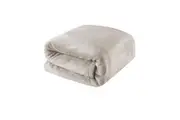 Light Weight Coral Fleece Blanket Oatmeal Queen/ King