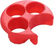 Portable Meal Measure Control Portion Plates, 3 Section Compartment Divided Plat