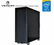 Venom BlackTop Taipan ATX Full Tower Black Aluminum PC Case with Perspex window