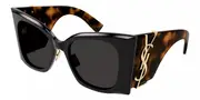 Saint Laurent SL M119/F BLAZE Asian Fit 003 Men's Sunglasses Black Size 53