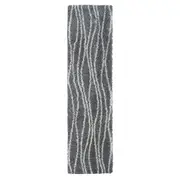 Plushy 385 Cloud In Grey : Runner Rug