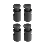 20 Pcs 5.5mm Dia Plastic Cord Locks for Cords of Luggage, Clothing Single Hole