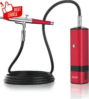 Cordless Airbrush Kit Compressor 32PSI Dual Action Portable Rechargeable for Pai