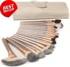 24Pcs Premium Cosmetic Makeup Brush Set Foundation Blending Blush Concealer