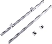 2Pcs Linear Rail SBR12 700mm CNC Linear Guide Mini Linear Rail Guide Roller Bearings with 4Pcs SBR12UU Blocks Bearing for Automated Machines DIY