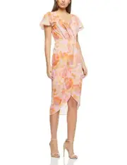 COOPER ST - PEONY SHORT SLEEVE DRAPE DRESS-NWT-RRP $169 (6)