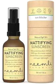 Neemli Naturals SPF 30+ Mattifying Sunscreen Super Lightweight, Protects From Harmful UVA & UVB Rays Quick Absorb, Hydrates Skin, 50ml