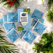 Secret Body Cleansing Wipes, Cool Birch, Individually Wrapped. 15 Wipes READ