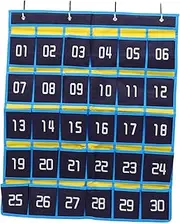 jojofuny Pocket Bag Non Woven Phone Wall Organizer for Classroom and Office Storage for Sundries Calculators and Supplies and Design