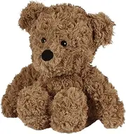 Warmies Plush Brown Curly Bear Microwavable Weighted Teddy with French Lavender Scent, Hot or Cold Wheat Bag for Cool Relaxation and Warm Relief