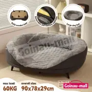 Raised Dog Bed Cat Couch Sofa Doggy Soft Cushioned Lounge Puppy Pet Chaise Crate