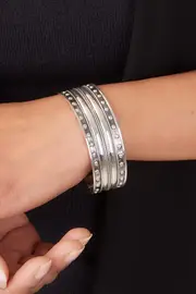 Sterling Silver Nomad Cuff--NAJ-B5003