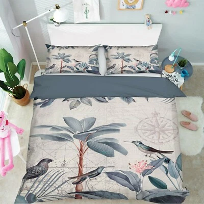 3D Bird Tree A069 Bed Pillowcases Quilt Duvet Cover Andrea Haase Zoe