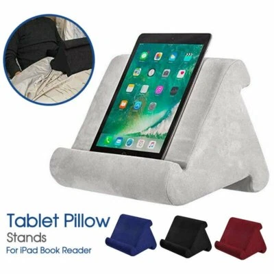 Tablet Pillow Stands For iPad Book Reader Holder Rest Laps Reading Cushion NEW