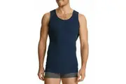 6 x Bonds Chesty Mens Singlets - Navy