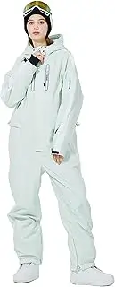 [KateModa] Womens One Piece Ski Suits Windproof Waterproof Jumpsuit Winter Snowsuits for Outdoor Sports