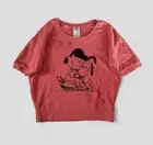 Sly Vintage Snoopy Peanuts Short Sleeve Sweatshirt