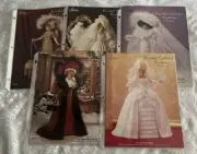 5 Paradise Crochet Collector Costume Patterns for 11-1/2" Dolls Historical