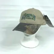 Bill Mossy Oak Break-Up Camo Strapback Cap Hat Brown Precision Inc Embroidered
