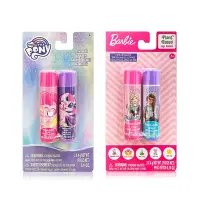 在飛比找Yahoo奇摩購物中心優惠-兒童卡通護唇膏 2入/組 4g (Barbie / My l