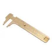 Double Scale Vernier Calipers Brass Sliding Gauge Sliding Pocket Caliper Hand...
