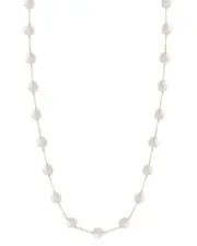 Bloomingdale's Fine Collection Cultured Freshwater Coin Pearl Station Necklace in 14K Yellow Gold, 18