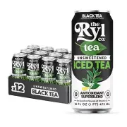 Ryl Iced Tea Unsweetened Black Tea Antioxidant Superblend Zero Sugar Zero Car...