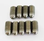 Lot of 9 Gibraltar 1/2-13 Steel Hex Rolling Ball End Clamping Set Screw 1" OAL