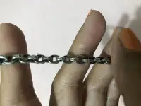 在飛比找Yahoo!奇摩拍賣優惠-Chrome Hearts paper chain 純銀手鍊