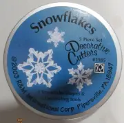 COOKIE CUTTERS. .SNOWFLAKES .SET OF 5