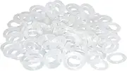 LALOCAPEYO 150Pcs Rubber O-Ring Switch Dampeners Keycap White for Cherry MX Key Switch Keyboards Dampers