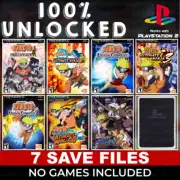 NARUTO 1 2 3 4 5 PS2 | MEMORY CARD SAVES | Ultimate Ninja Uzumaki Chronicles