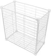 CRILSTYLEO Optimize Your Freezer Space Metal Wire Basket for Freezer Large Storage Bins Fridge Divider Pantry Storage Mesh Design for Airflow
