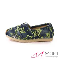 在飛比找momo購物網優惠-【MOM】韓版休閒舒適帆布鞋 懶人樂福鞋 童鞋(黃色星星)