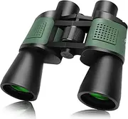 [WOTOW] High Power Binoculars for Adults, 20 x 50 Large View Waterproof Compact Binoculars with Low Light Vision for Bird Watching Travel Hunting Football Games Stargazing with Cellphone Adapter