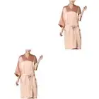2 pcs Beauty Care Gown Hair Salon Apron Hairdressing Guest Robe Hair Dyeing