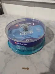 Verbatim 96155 Music CD-R 80min 40x with Branded Surface - 25pk Spindle